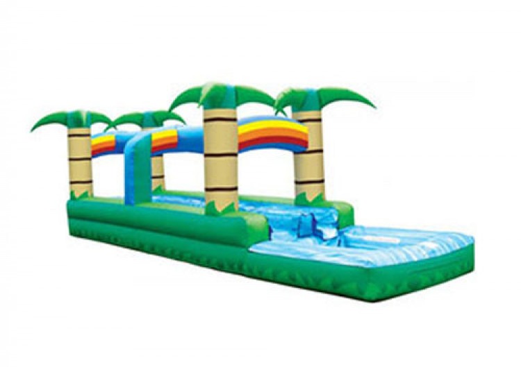 Dual Lane Tropical Slip N Slide