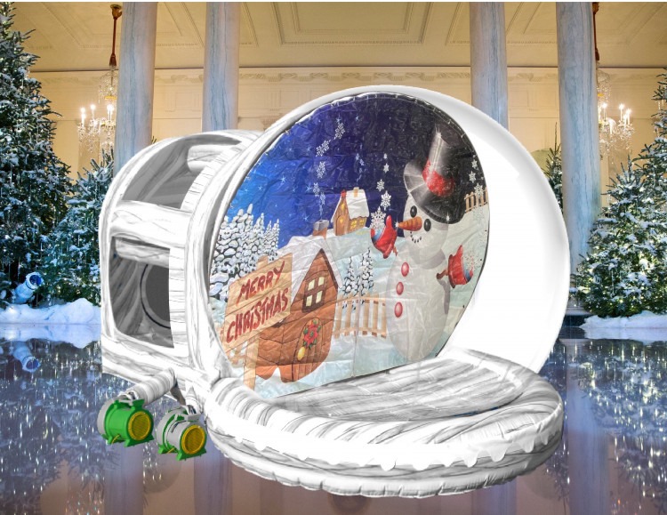 Snow Globe Photo Booth Arena