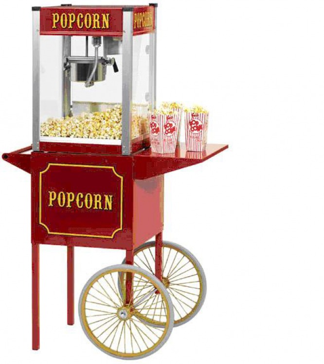 Popcorn Machine with Cart