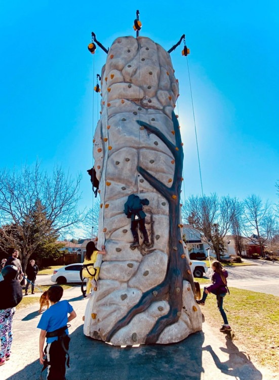 25' Rock Wall