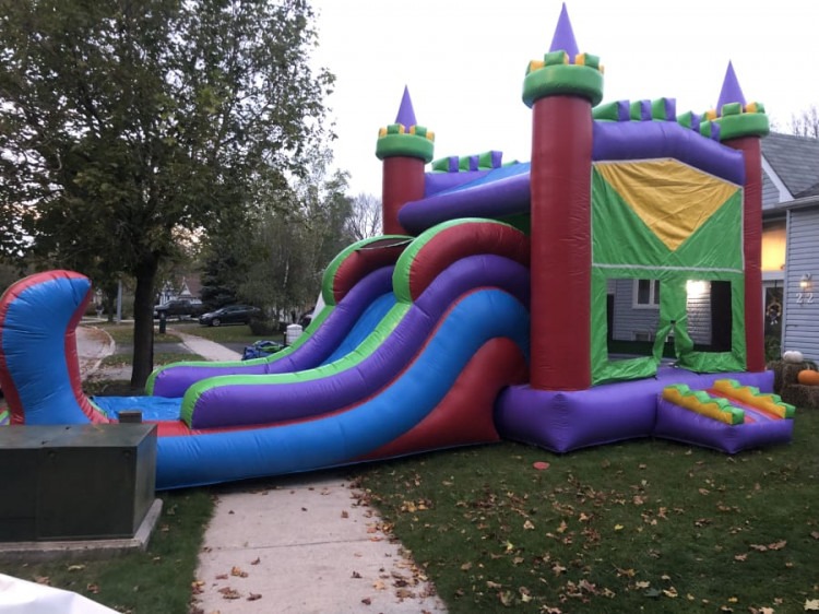 Moon Bounce with Slide