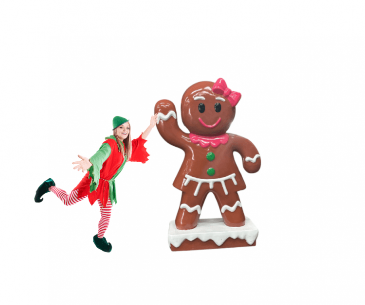 7' Gingerbread lady Statue