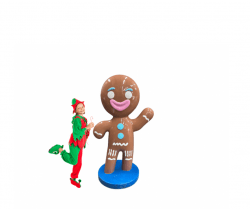 6.5' Gingerbread Man Statue