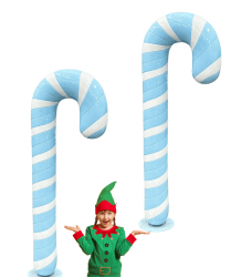 Blue Candy Canes