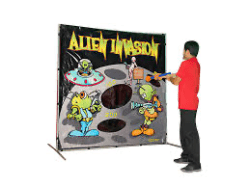 Alien Toss Frame Game