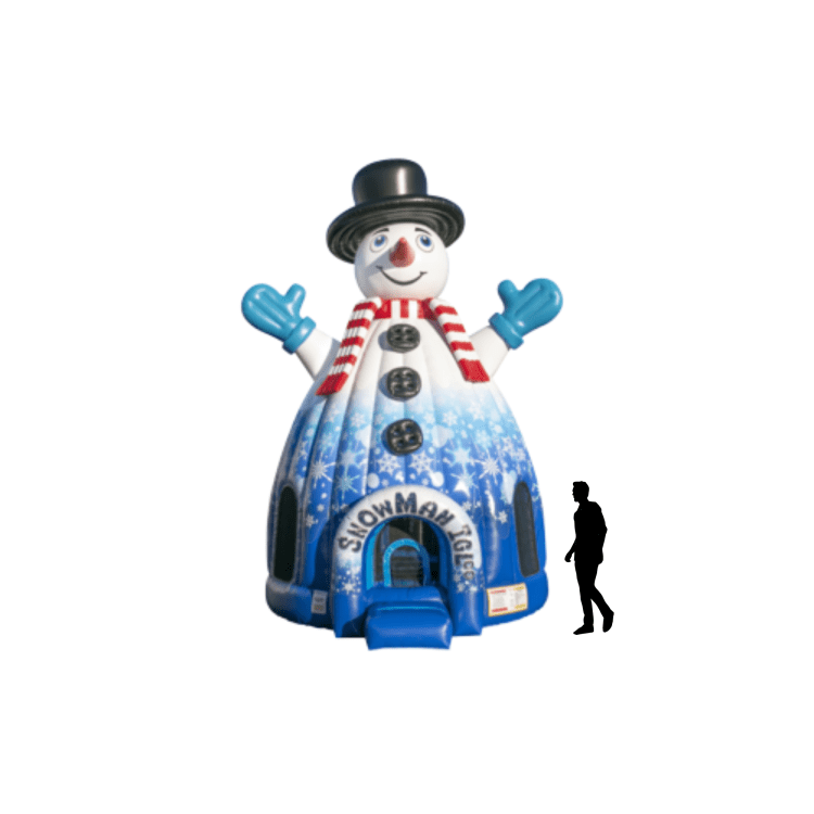 27 Foot Tall Inflatable Snowman Bounce House