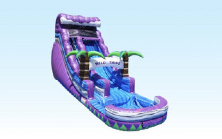 18ft TROPICAL WILDTHING WATERSLIDE