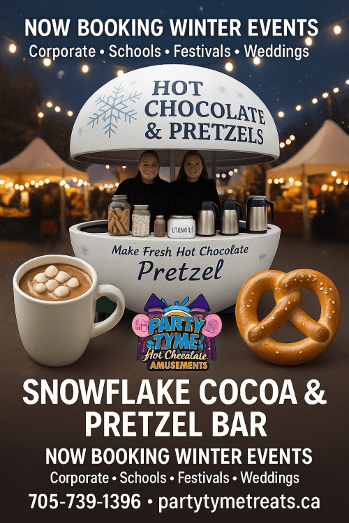 Snowflake Cocoa & Pretzel Bar