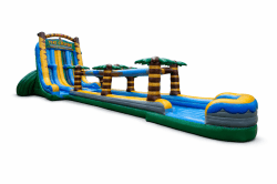 27FT Tiki Crush Waterslide with Slip and Slide