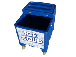 Ice Caddy (holds 200lbs of ice)