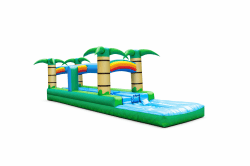 Dual Lane Tropical Slip N Slide