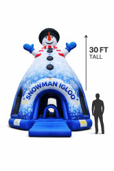30'  Snowman Igloo Bounce House